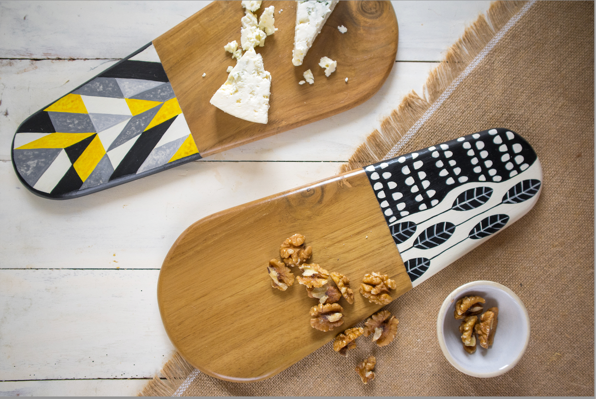 Artistic Teak Serve Ware Mementa Home