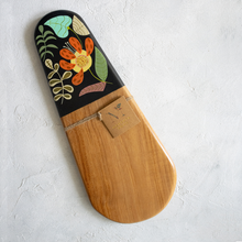 Load image into Gallery viewer, Mini Teak Charcuterie Board - Floral