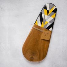 Load image into Gallery viewer, Mini Teak Charcuterie Board - Geo